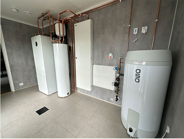 Teknisk rom levert av Hansens Rørservice